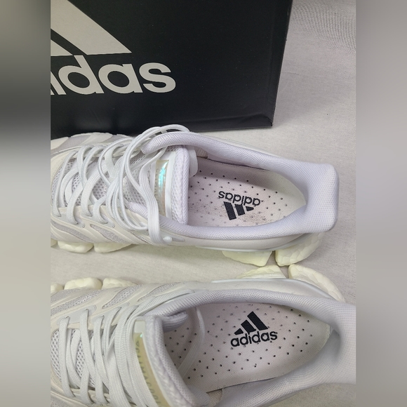 Adidas Mens Climacool Vento Running Sneakers Size 8.5 Triple White - Picture 3 of 16